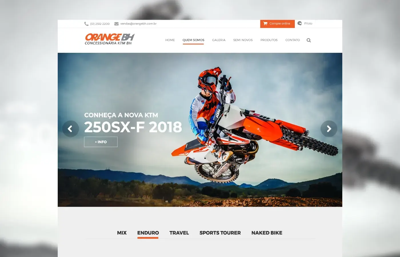 Orange KTM